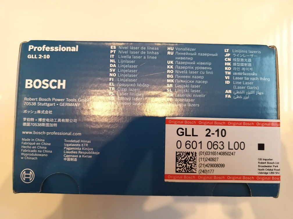 LASER Krzyżowy GLL 2-10 BOSCH + Statyw