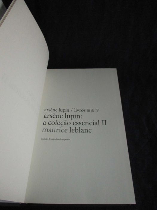 Livros Colecção Essencial Lupin Vol. I e II Maurice Leblanc