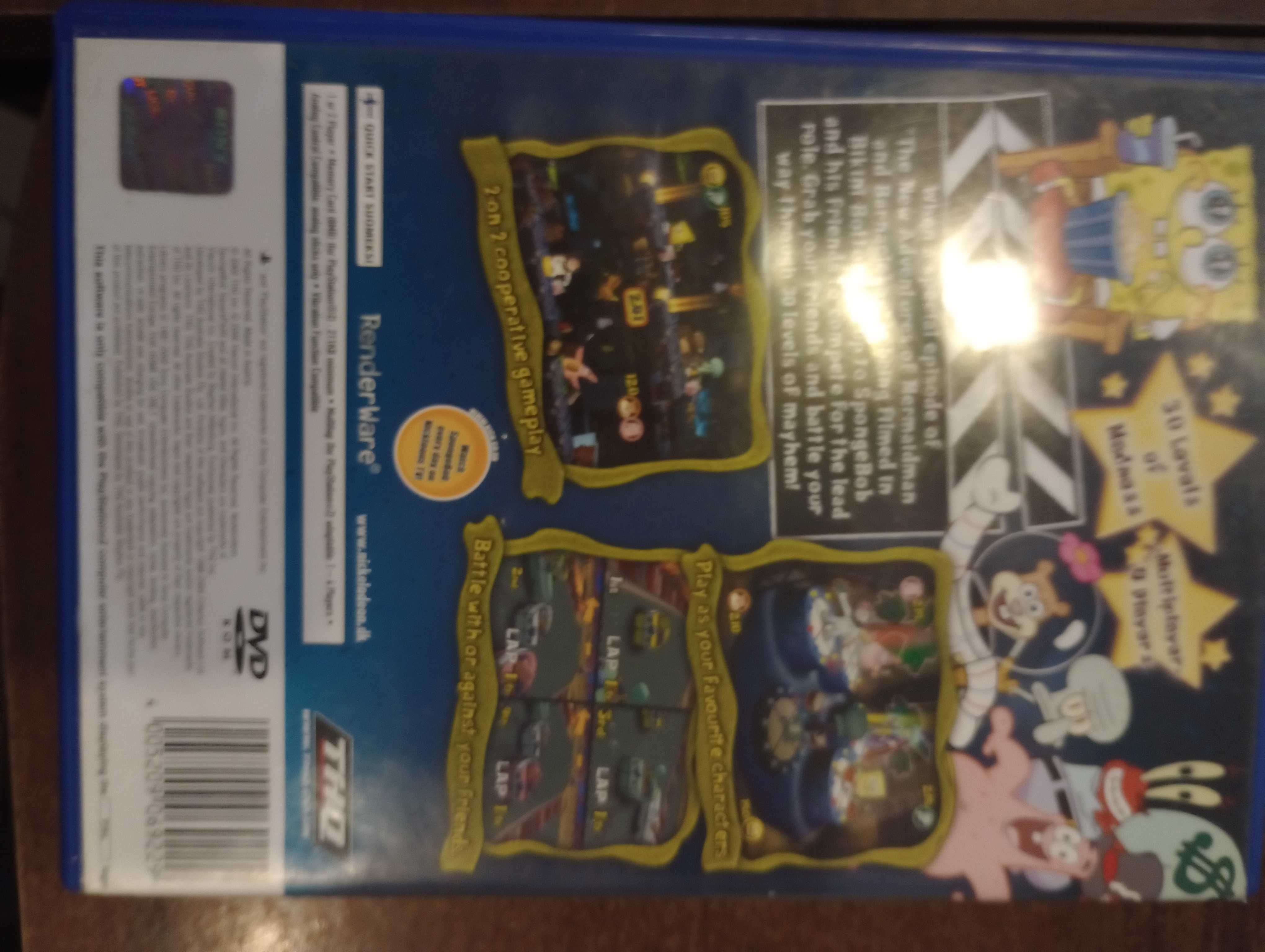 Ps2 SpongeBob Squarepants Lights, camera, pants playstation 2