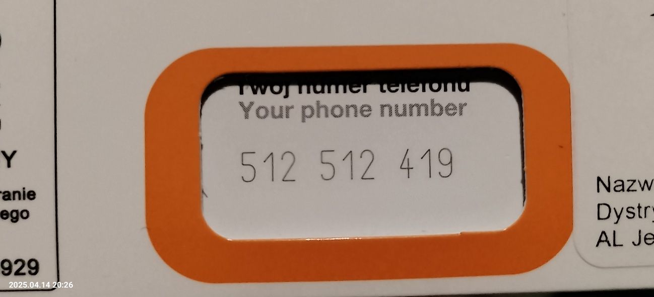 Złoty numer telefonu