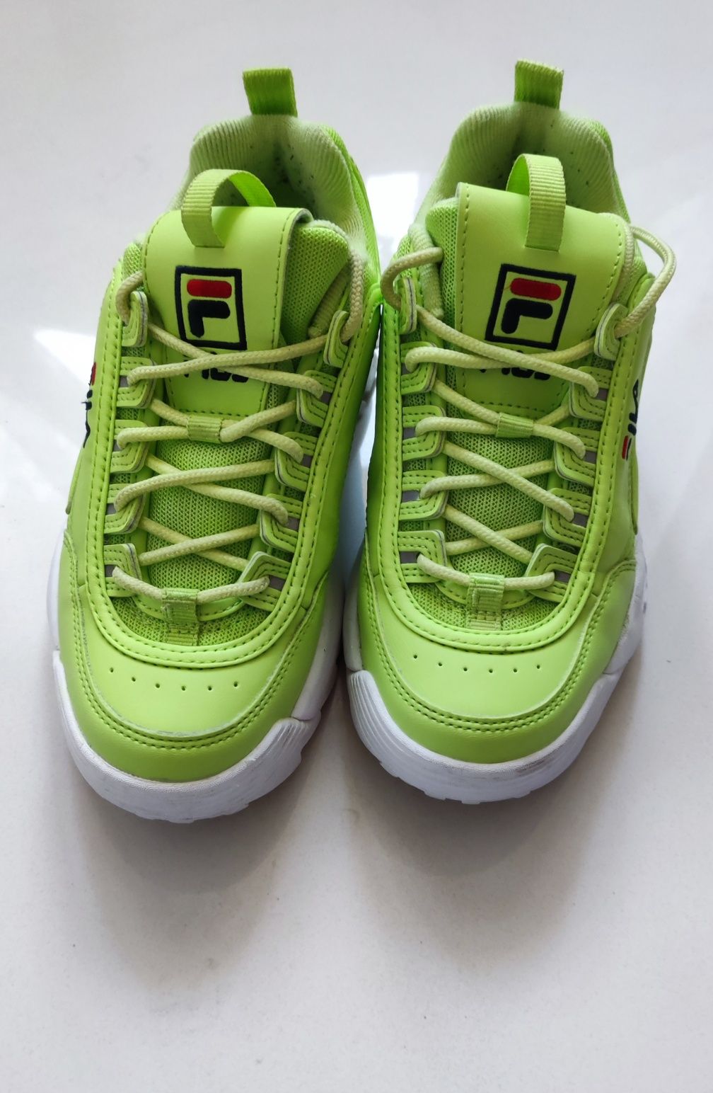 Sneakersy Adidasy Fila Zielone Neonowe Rozmiar 36
