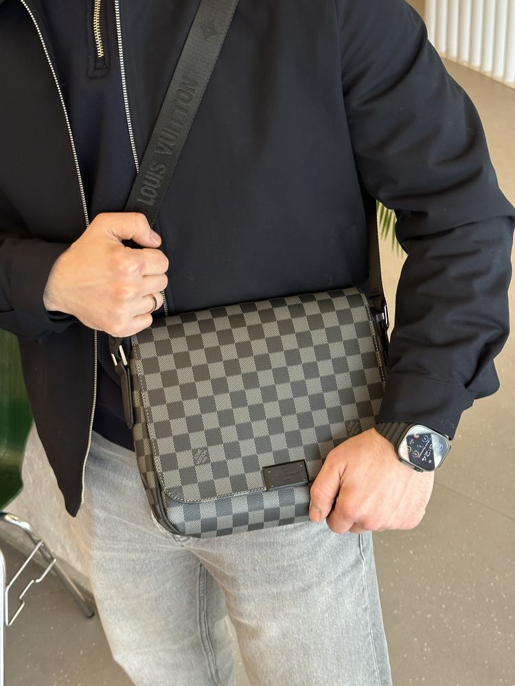 Мужская сумка Louis Vuitton чоловіча сумка барсетка месенджер клатч