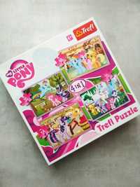 Puzzle Trefl 4w1 My Little Pony układanki