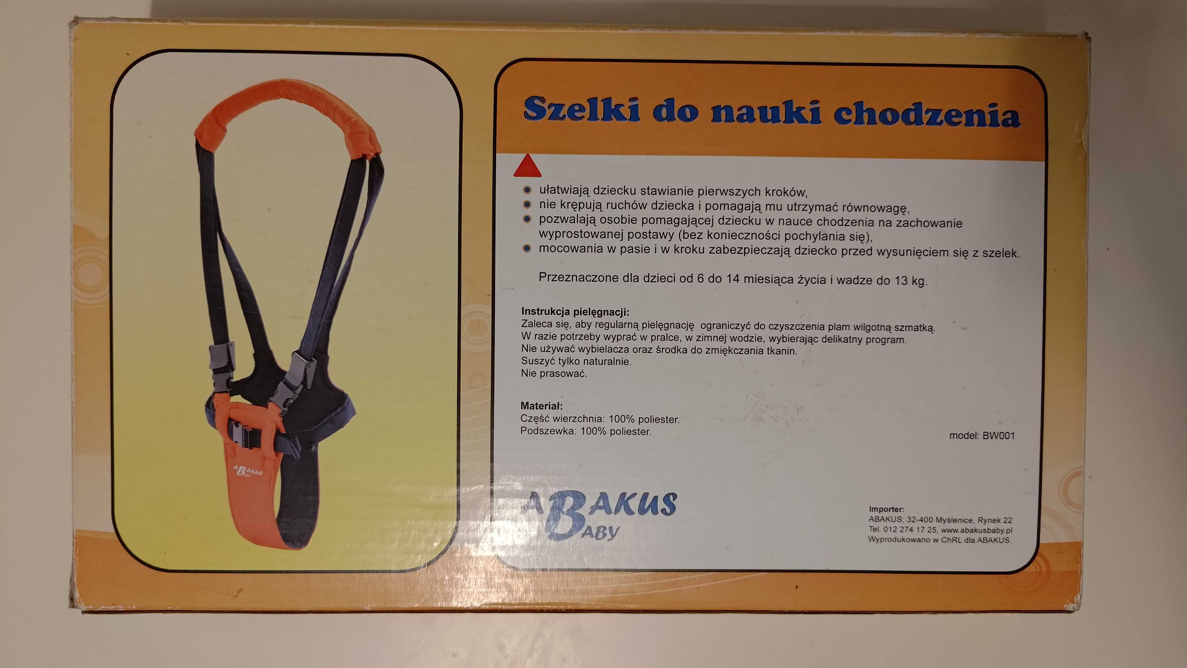 Szelki do nauki chodzenia dla niemowląt Abakus