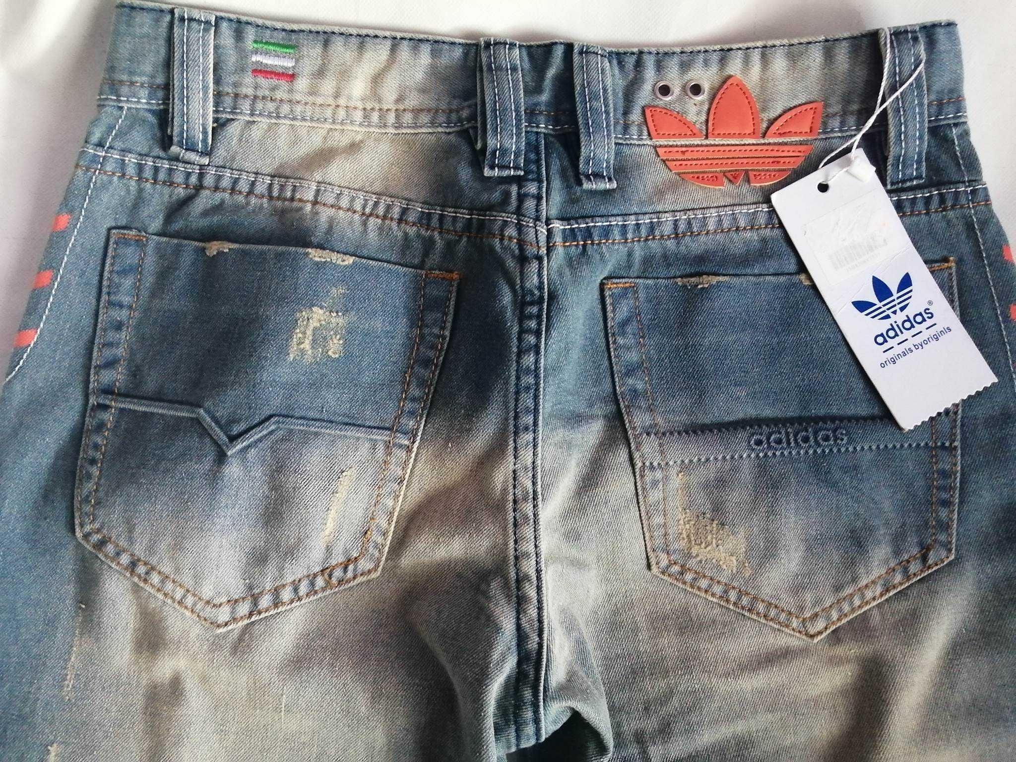 DIESEL Industry KURREN Jeans ADIDAS Nowe Spodnie W31 L34 Unisex Italy