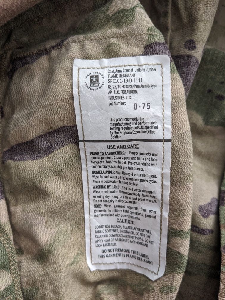 Кітель армії США ACU OCP Scorpion ML новий