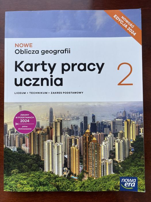 Karty pracy ucznia Geografia 2 zakres podstawowy Edycja 2024