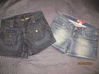 H&M ASOS 36-38 krótkie spodenki szorty jeansowe dżinsowe wysoki stan