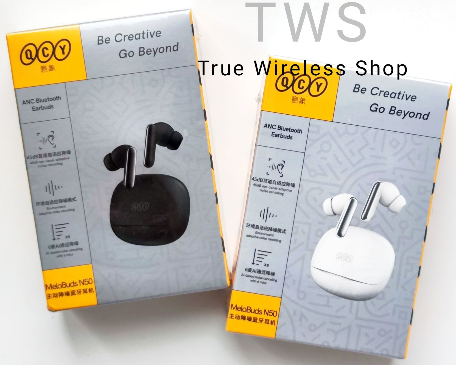 Оригінальні бездротові TWS навушники QCY Melobuds N50