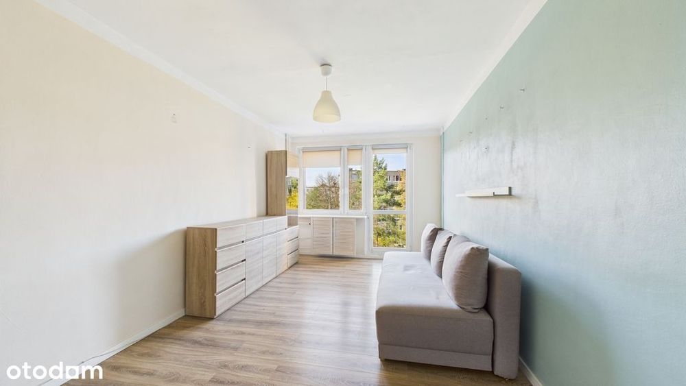 kawalerka blisko zieleni i przy tramwaju