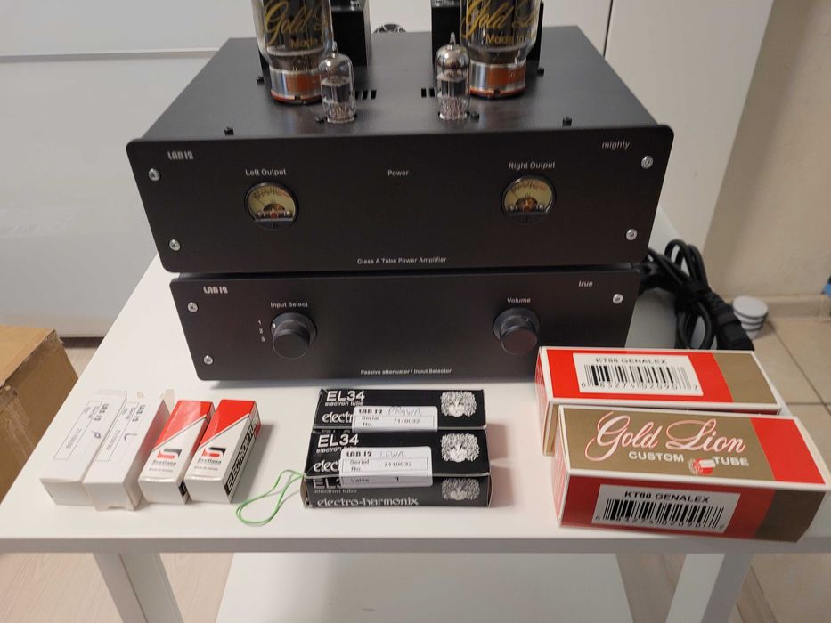 Końcówka mocy LAB12 mighty + pasywny przedwzmacniacz true stan Ideał!!