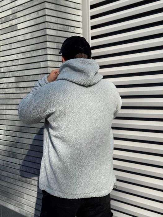 Тепла чоловіча куртка-худі флісова