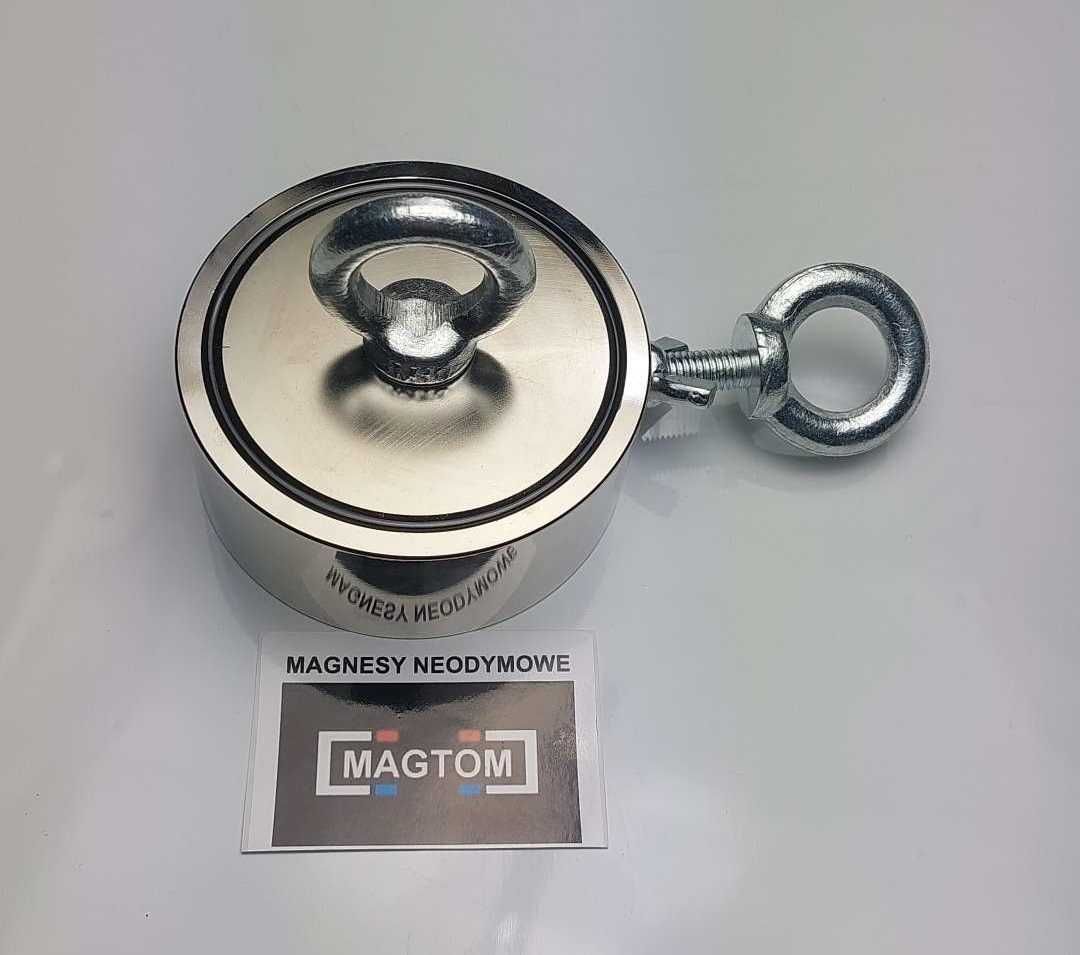 Magnes neodymowy do poszukiwań z wody złomu F200 2x290kg Magtom