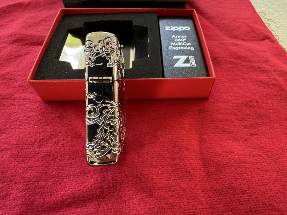Зажигалка Zippo. Armor case. 360 multicut. Китайский дракон