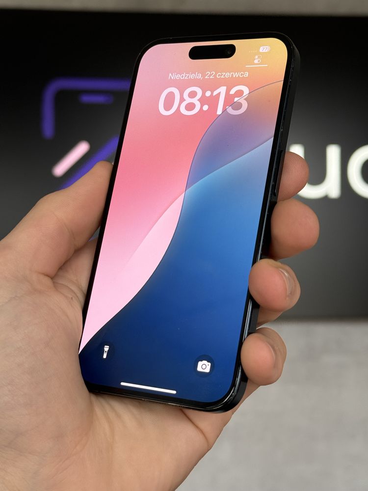 RATY 0% iPhone 15 Pro 256GB FV23% BATERIA 97% GWARANCJA 12 miesięcy!!!