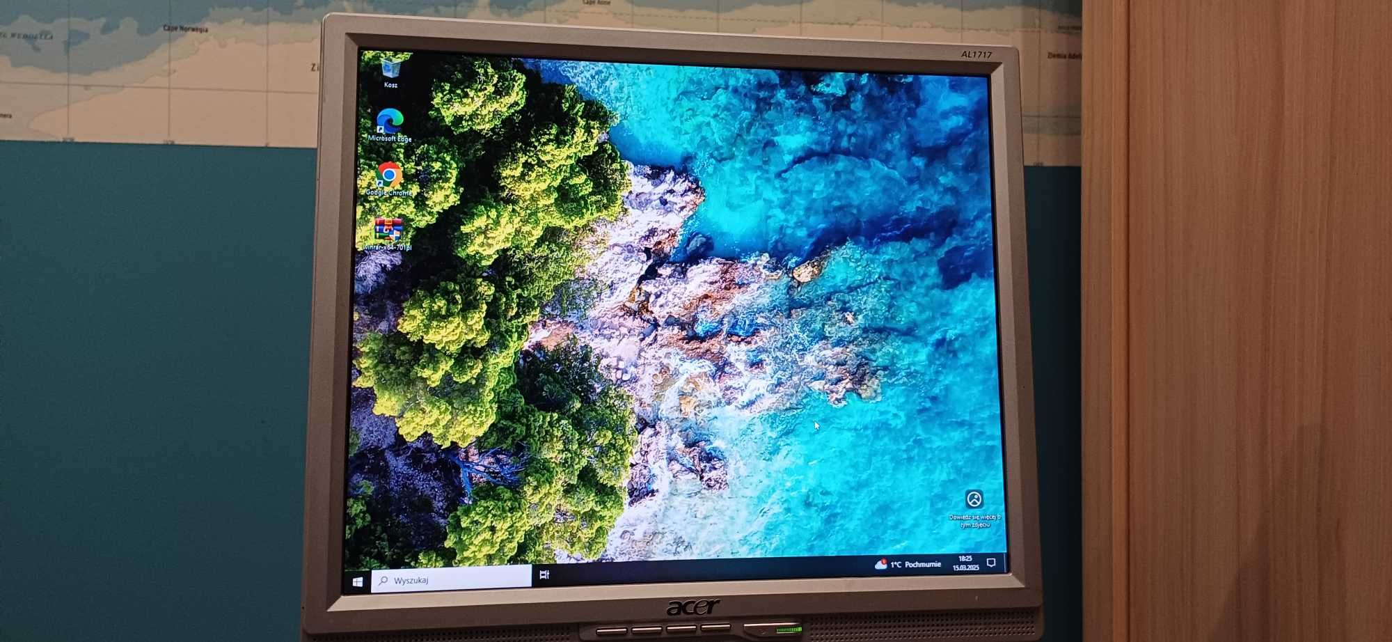 Komputer - procesor AMD Phenom 4 GB RAM + Monitor + karta sieciowa zew