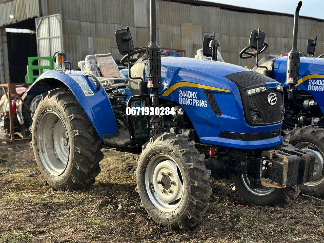 Dongfeng DF 244 DHX Донфенг 4х4 Широкі колеса ГУР Доставка Мінітрактор