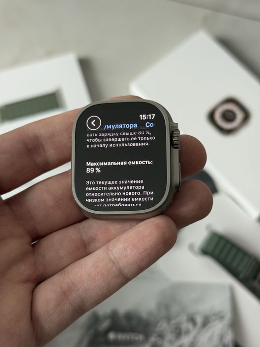 Apple Watch Ultra 1 49mm Дуже гарний стан. 89 акб