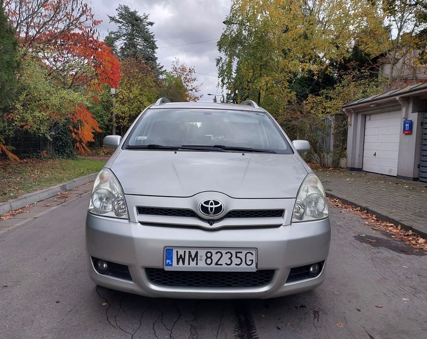 Toyota Corolla Verso Automat - benzyna+gaz - 7osobowy