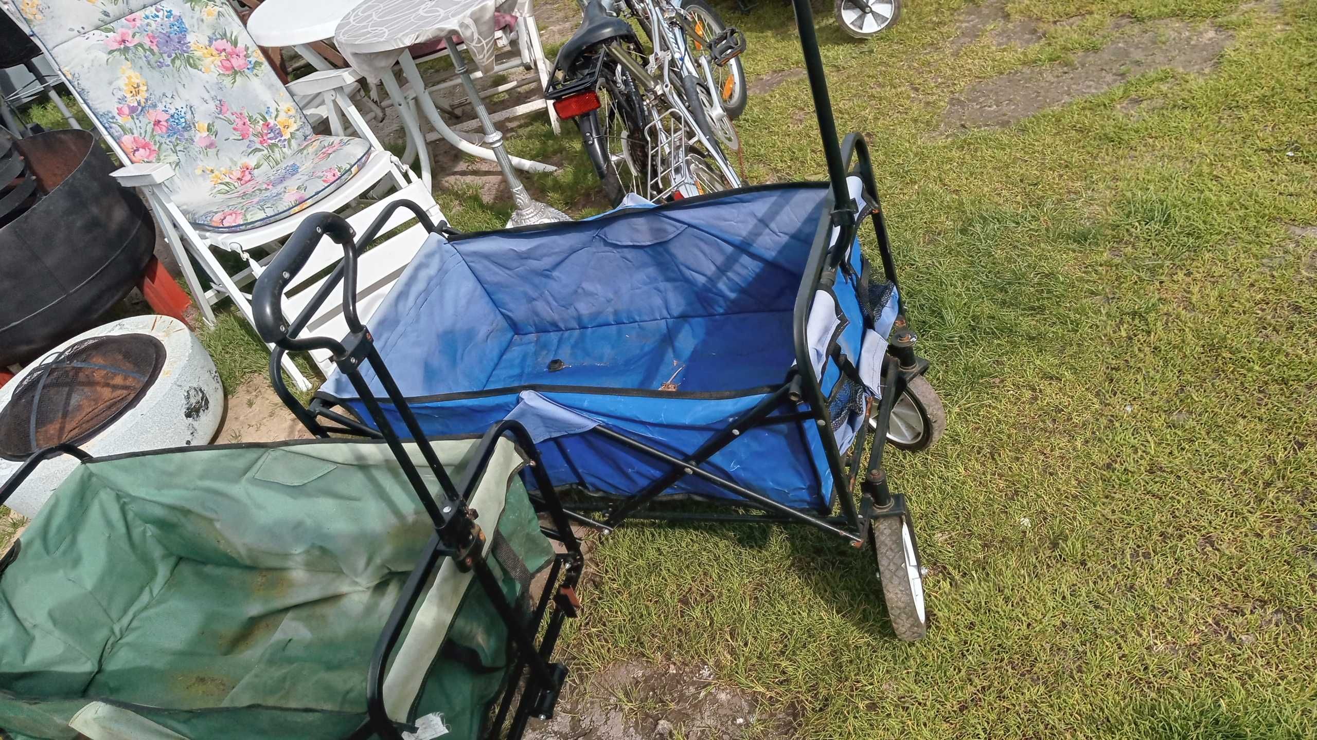 Wózek plażowy składany używany