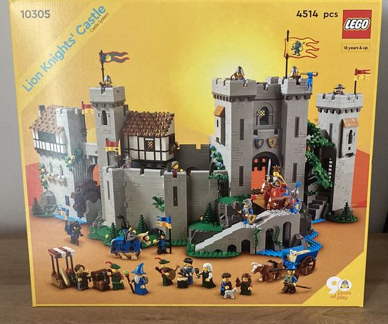 LEGO 10305 - Zamek rycerzy herbu Lew Nowy! Lion Knights' Castle