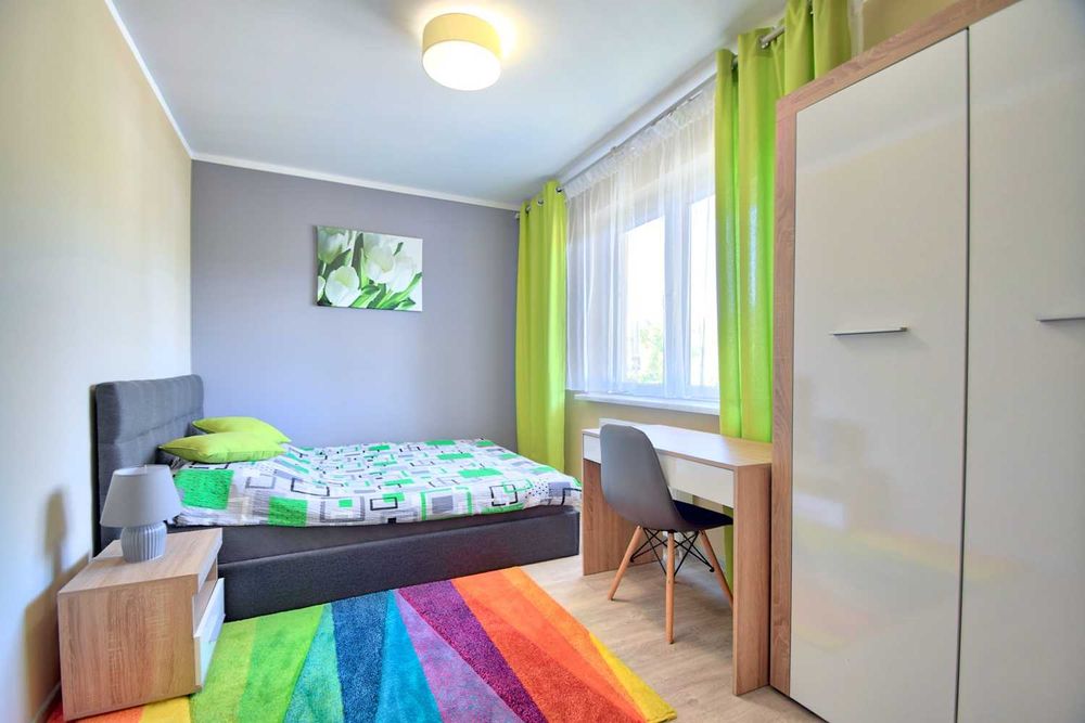 TANIE noclegi, pokoje pracownicze z łazienkami i balkonami w Grzybowie