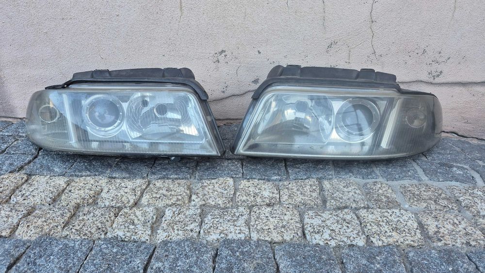 AUDI A4 B5(8D)-ÓTICAS/FARÓIS ORIGINAIS VALEO e OLHO DE BOI --50€ PAR--