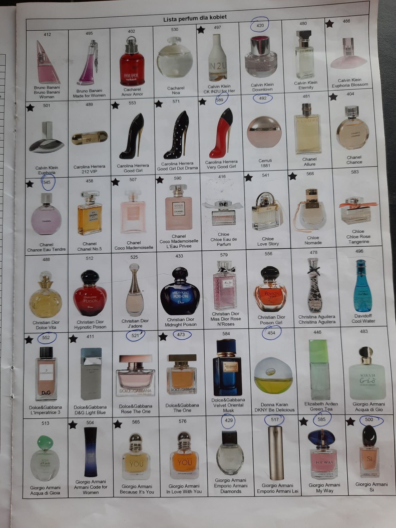 Perfumy damskie I męskie GLANTIER 50 ml nowe