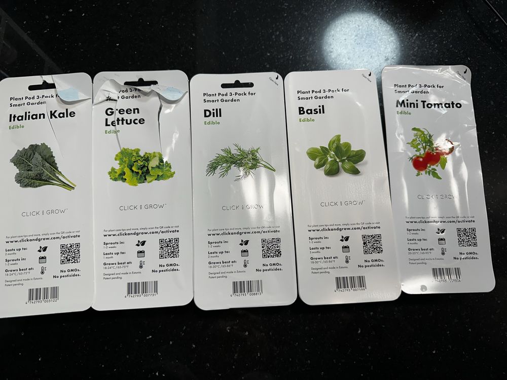 Inteligentna doniczka Smart Garden 3 Click&Grow biała