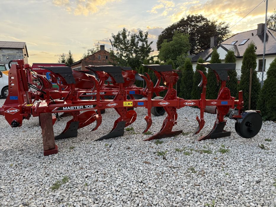 Pług 4 skibowy Obrotowy Kuhn Master 120! Zabezpieczenie!! Overum!!