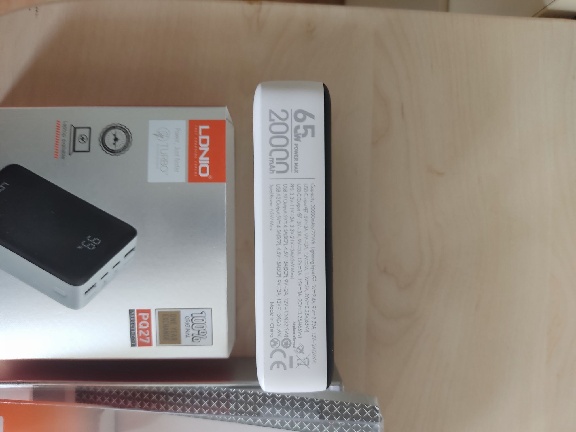 Повербанк 65W LDnio 20000мач