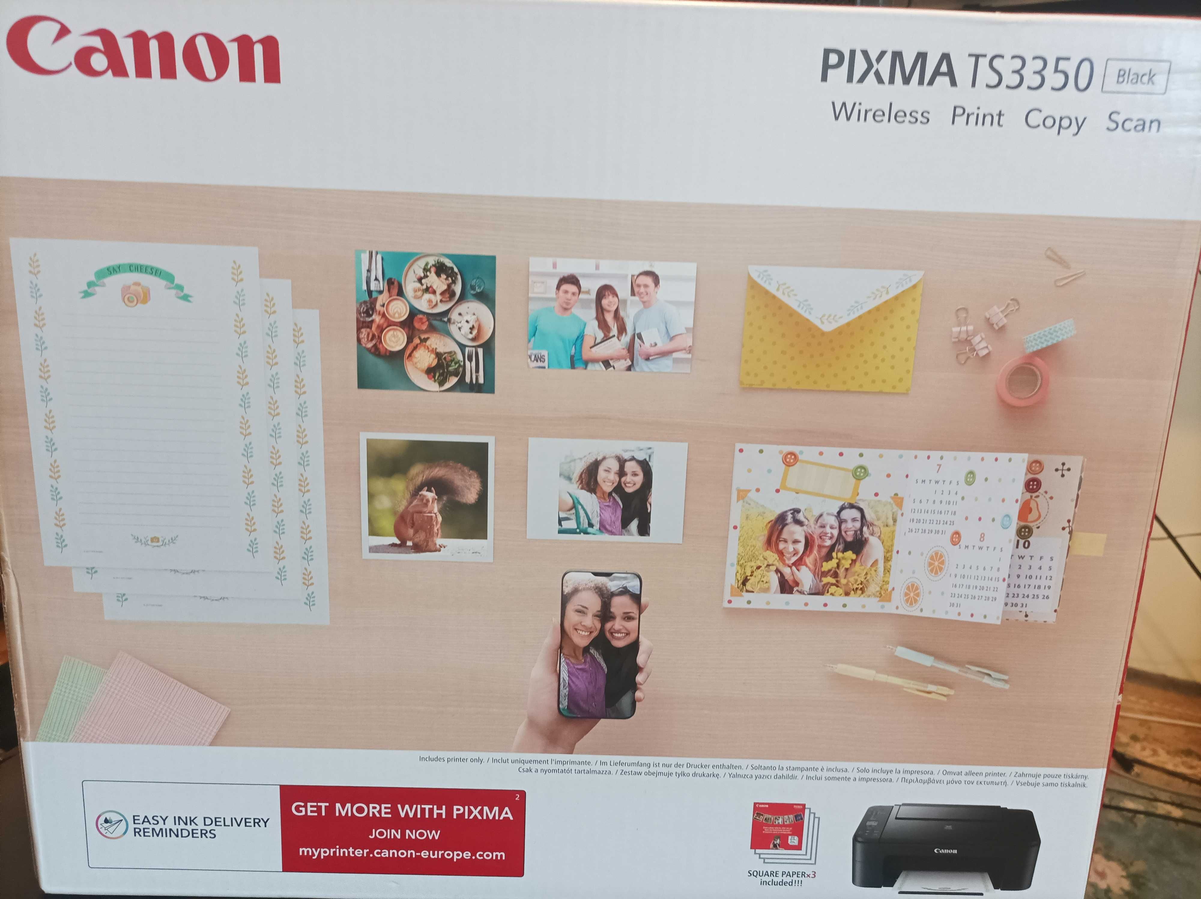 Nowa drukarka canon PIXMA ts3350