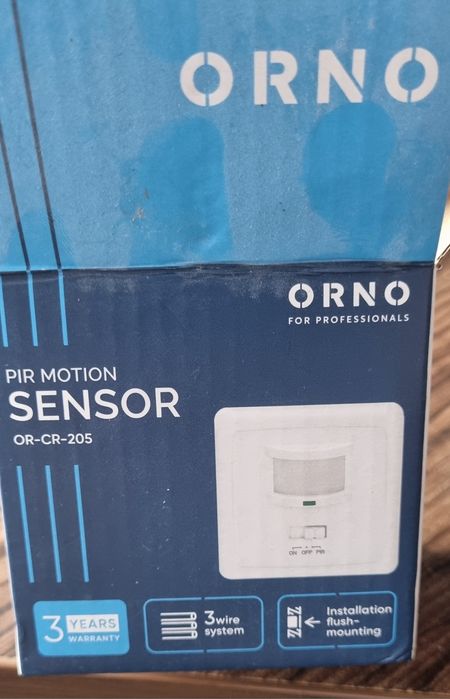 2 szt Czujnik ruchu, włącznik pir OR-CR-205 160 st. IP20 1200W do pusz