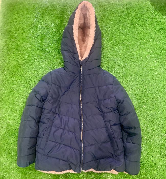 Casaco azul/rosa inverno