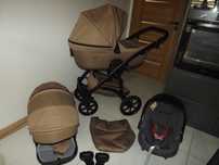 Junama termo line 3w1 beżowy Fotelik Cybex Wysylam Torba