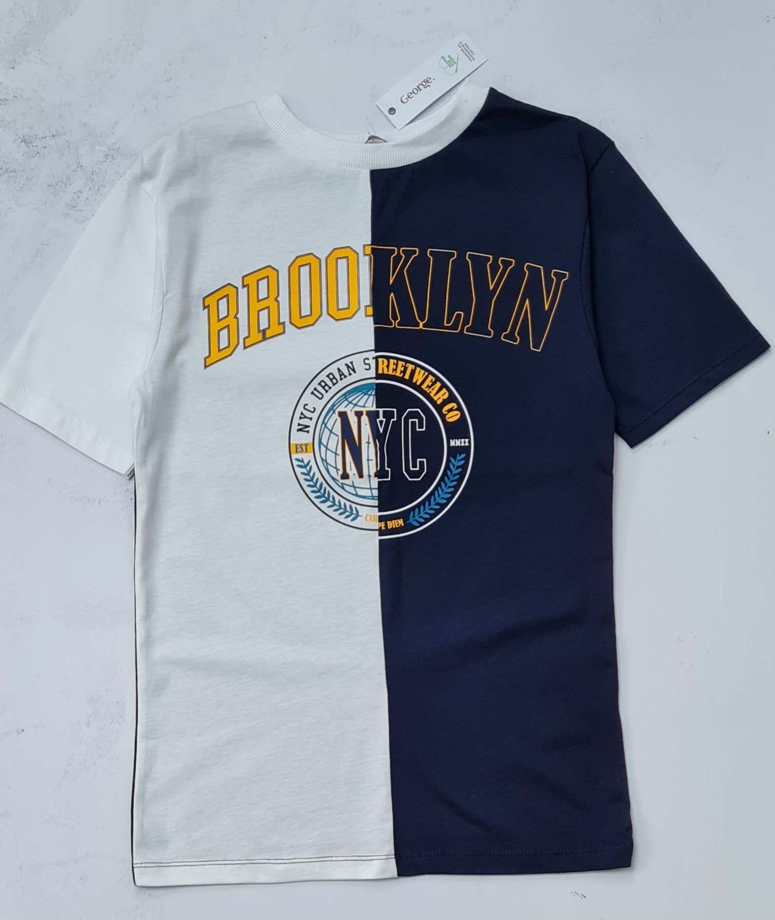 T-shirt koszulka  George NYC brooklyn 8/9lat 128/134cm