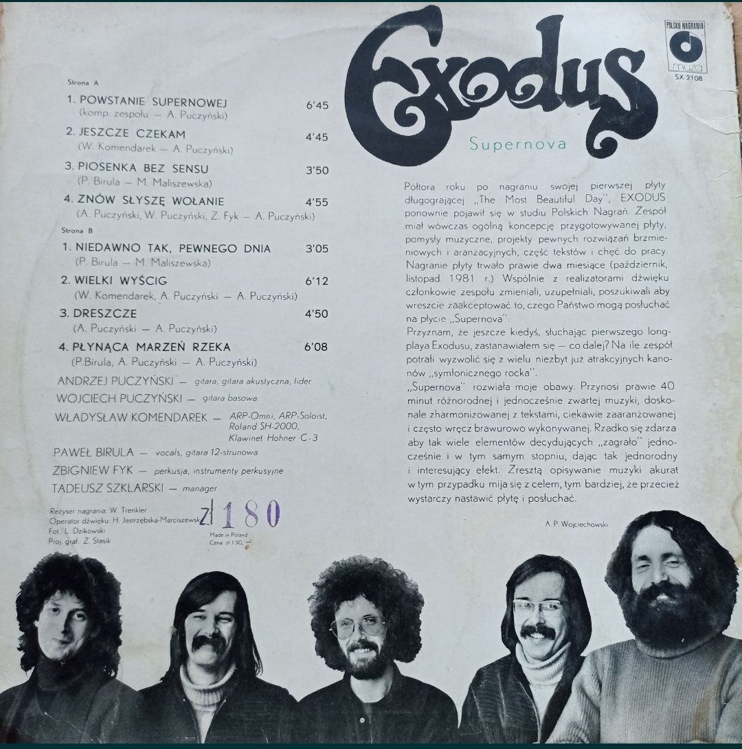 Exodus-Supernova winyl Polecam