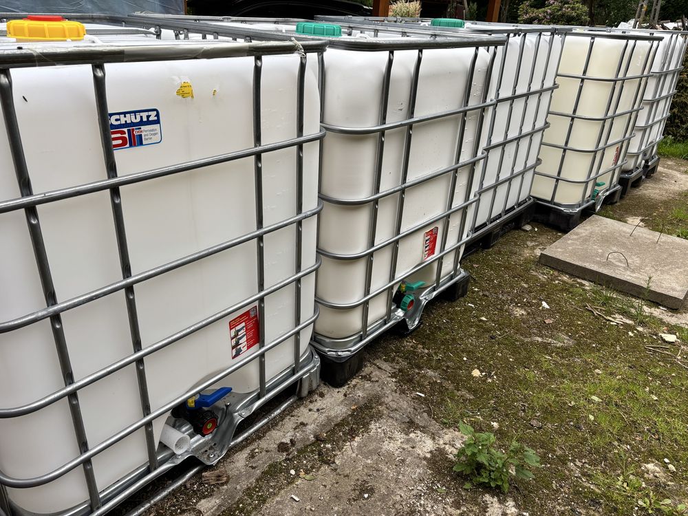 Kontener mauzer pojemnik 1000l woda paliwo jak nowy