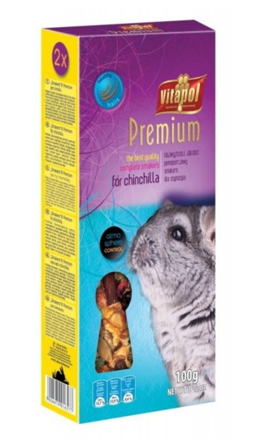 Vitapol kolba premium dla szynszyli 2szt w op 100g