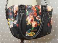Torebka damska shopperka STEVE MADDEN kwiaty malowane