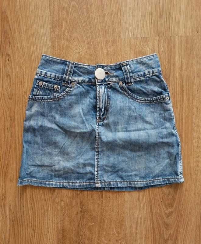 jeansowa spódniczka spódnica jeans dżinsowa spódniczkay vintage 2k