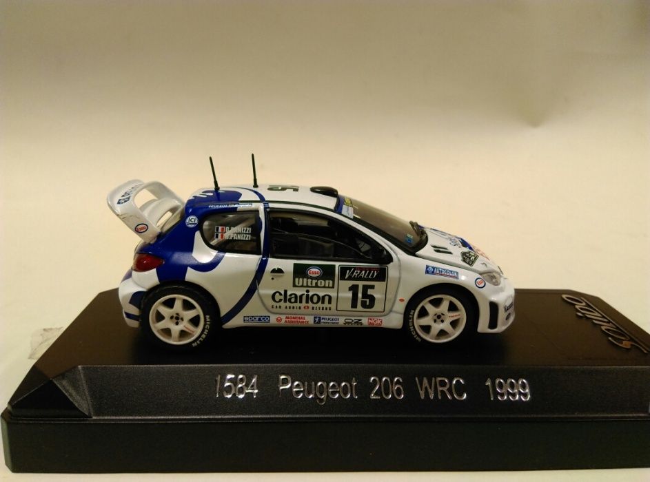 Peugeot 206 panizzi wrc 1:43 solido