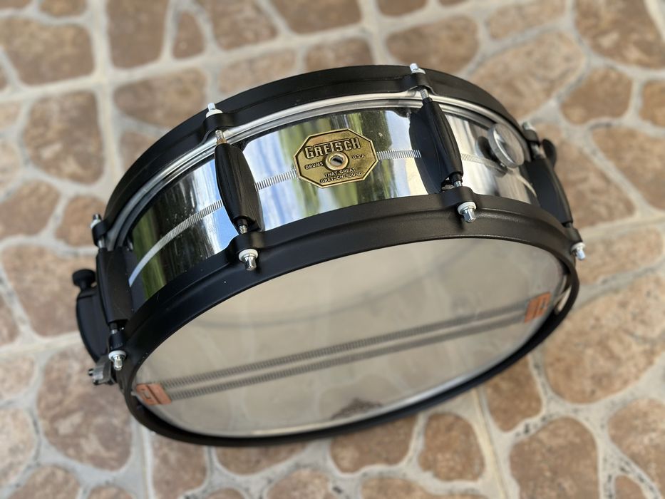 ++ GRETSCH USA Custom COB Brass 14x5 werbel - PERKUSJA vintage ++