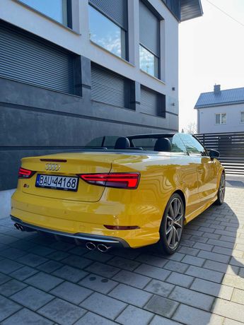 Audi S3 CABRIO 2.0 TFSI Quattro  w kolorze vegas yellow   STAN IDEALNY
