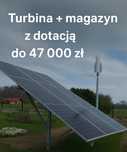 Turbina wiatrowa z montażem i magazynem – do 47 000 zł dotacji!