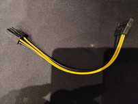 15-Pin SATA Macho para 6 Pin PCI-Express mining