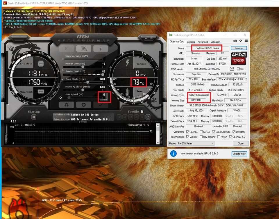 Ігровий ПК Ryzen 5 2600 3,90 GHz 6|12 Ядер 16 DDR4 RX 570 8GB AM4