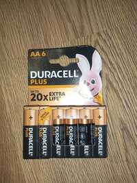 Батарейки пальчиковые Duracell Plus LR06 AA 6 шт