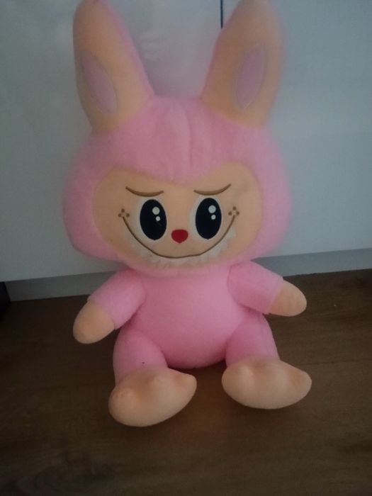 Maskotka labubu 50 cm różowa