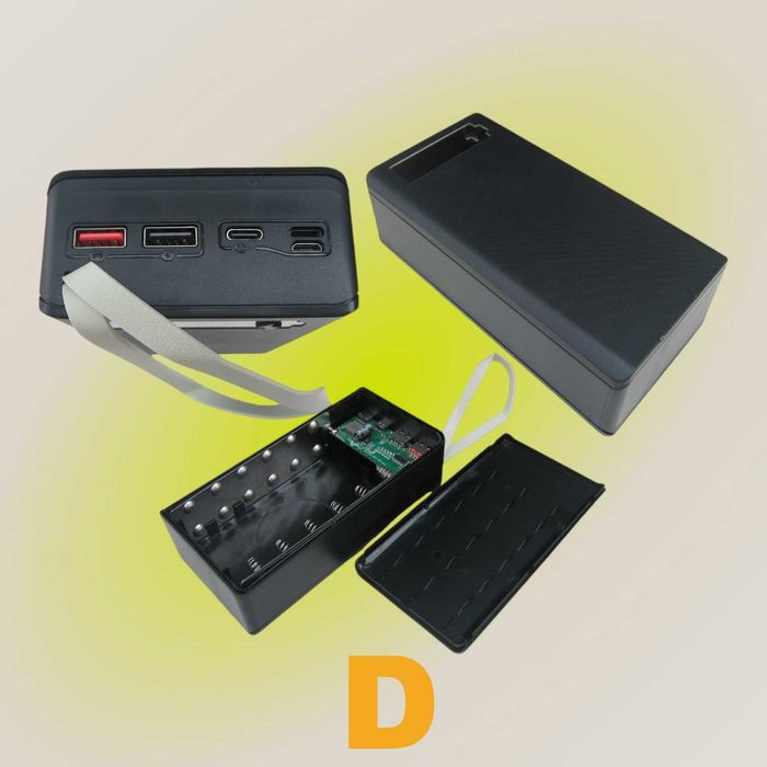 Корпуса Powerbank 8 x 18650, 2 x 18650,  12 x 18650 4 х 21700